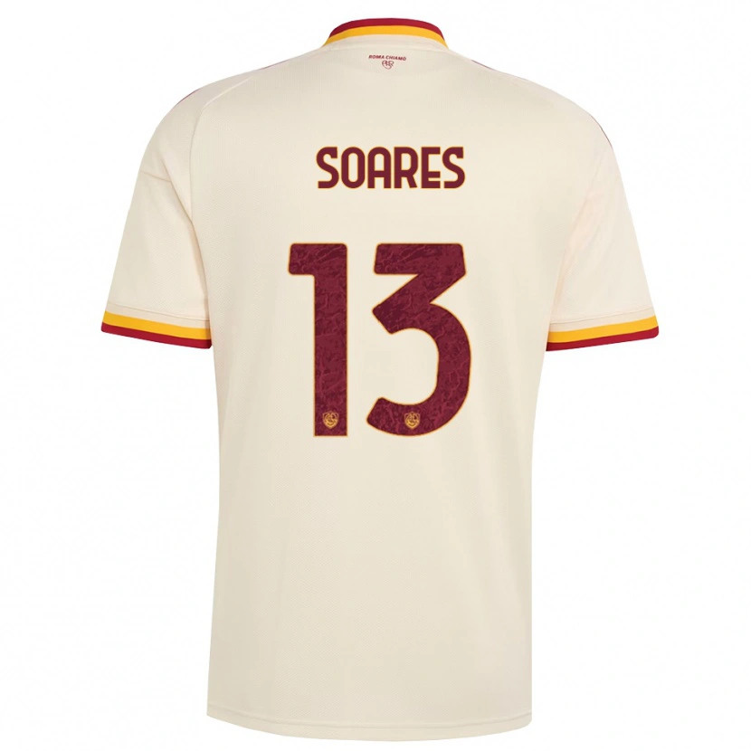Danxen Hombre Camiseta Jayden Soares #13 Champán Rojo Amarillo 2ª Equipación 2026/27 La Camisa México