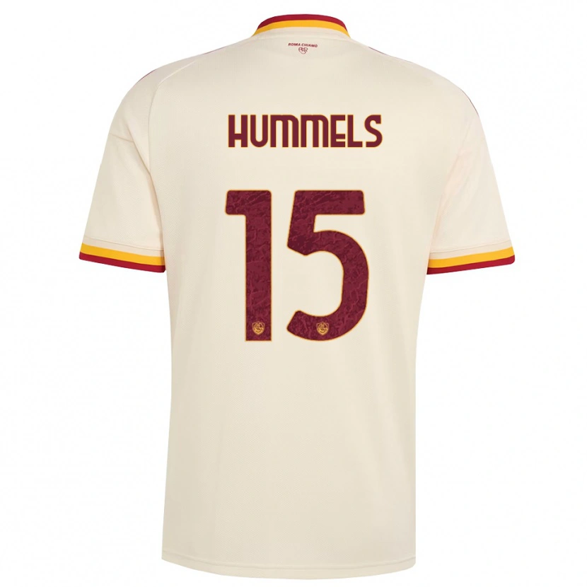 Danxen Hombre Camiseta Mats Hummels #15 Champán Rojo Amarillo 2ª Equipación 2026/27 La Camisa México