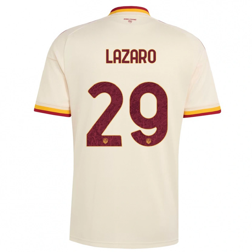 Danxen Hombre Camiseta Paloma Lazaro #29 Champán Rojo Amarillo 2ª Equipación 2026/27 La Camisa México