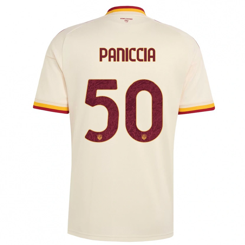 Danxen Hombre Camiseta Martina Paniccia #50 Champán Rojo Amarillo 2ª Equipación 2026/27 La Camisa México
