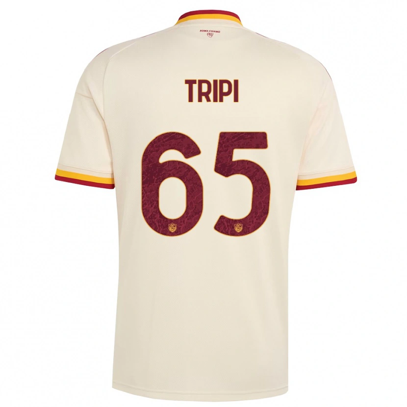 Danxen Hombre Camiseta Filippo Tripi #65 Champán Rojo Amarillo 2ª Equipación 2026/27 La Camisa México
