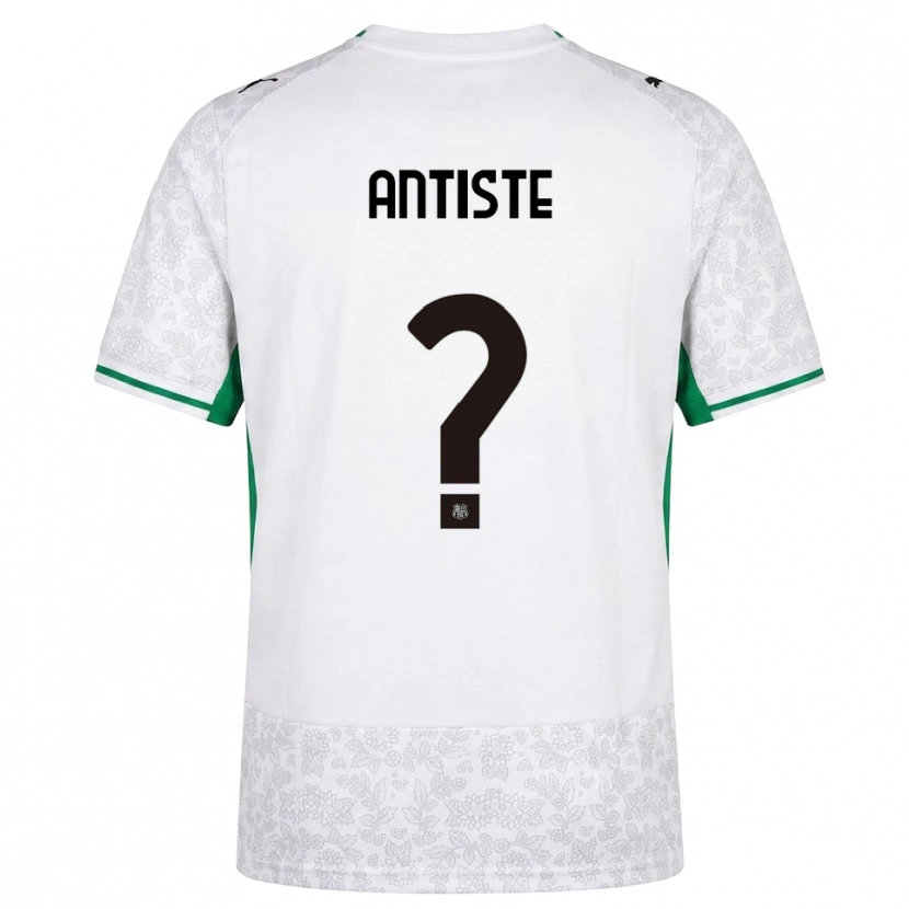 Danxen Hombre Camiseta Janis Antiste #0 Blanco Negro Verde 2ª Equipación 2026/27 La Camisa México