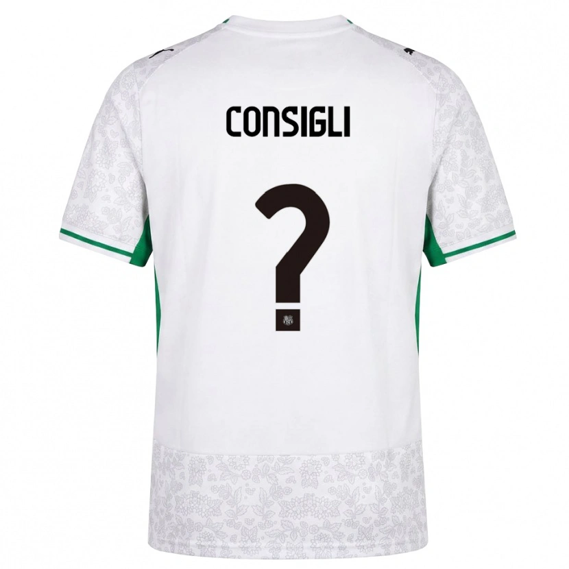 Danxen Hombre Camiseta Andrea Consigli #0 Blanco Negro Verde 2ª Equipación 2026/27 La Camisa México