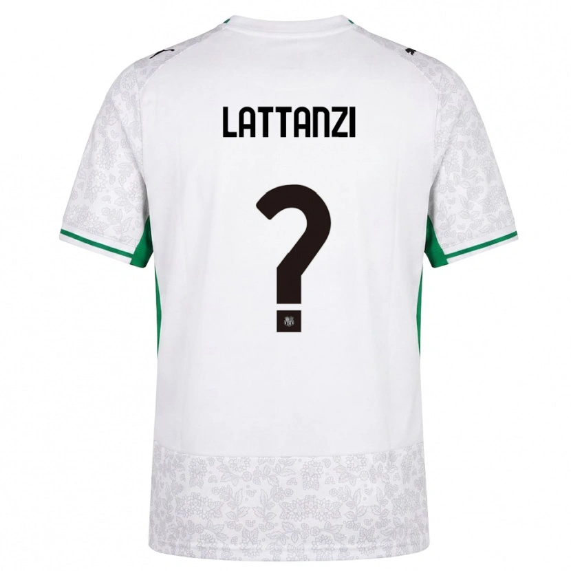 Danxen Hombre Camiseta Luca Lattanzi #0 Blanco Negro Verde 2ª Equipación 2026/27 La Camisa México