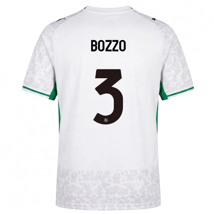 Danxen Hombre Camiseta Marco Bozzo #3 Blanco Negro Verde 2ª Equipación 2026/27 La Camisa México