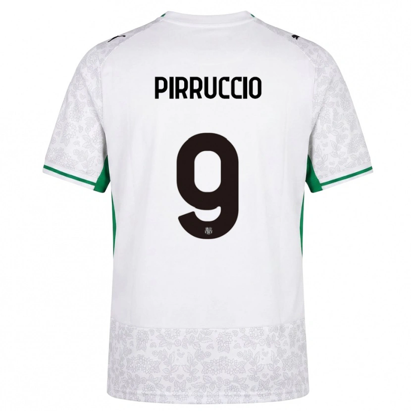 Danxen Hombre Camiseta Federico Pirruccio #9 Blanco Negro Verde 2ª Equipación 2026/27 La Camisa México