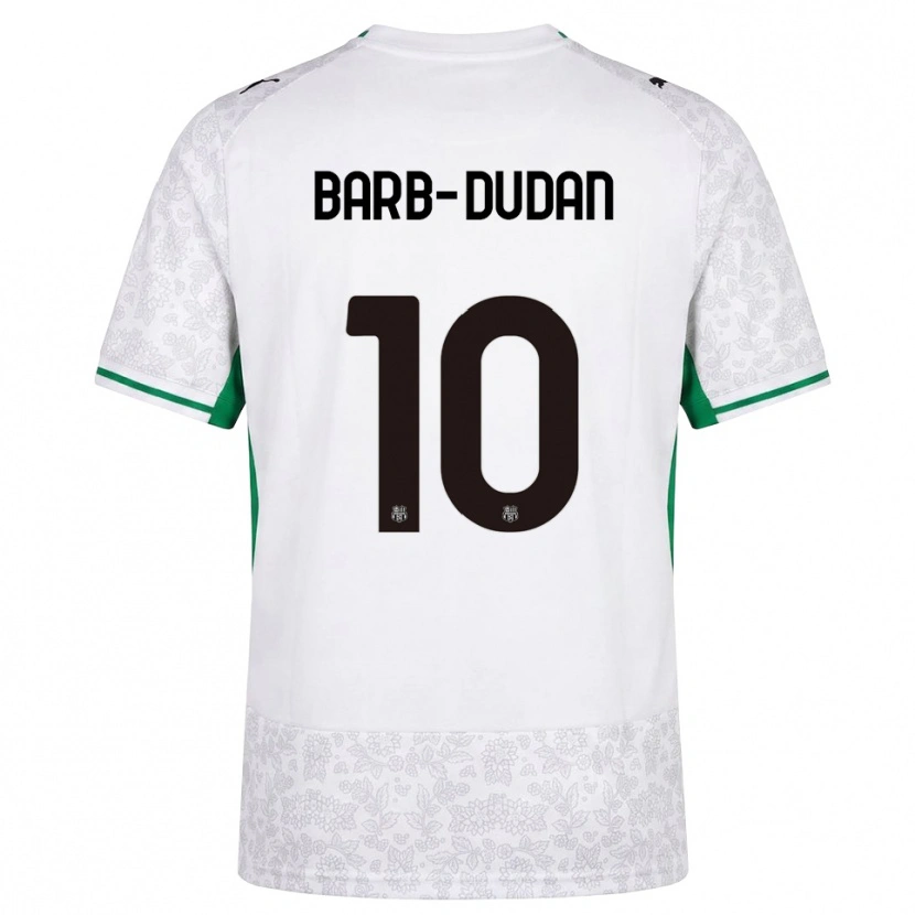 Danxen Hombre Camiseta Marco Barb-Dudan #10 Blanco Negro Verde 2ª Equipación 2026/27 La Camisa México