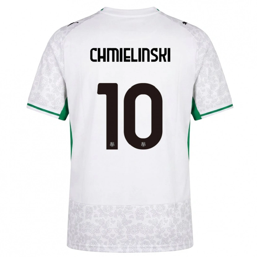 Danxen Hombre Camiseta Gina Maria Chmielinski #10 Blanco Negro Verde 2ª Equipación 2026/27 La Camisa México