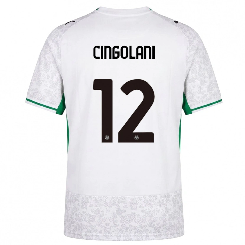 Danxen Hombre Camiseta Matteo Cingolani #12 Blanco Negro Verde 2ª Equipación 2026/27 La Camisa México