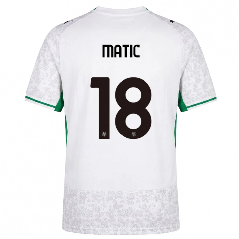 Danxen Hombre Camiseta Nemanja Matić #18 Blanco Negro Verde 2ª Equipación 2026/27 La Camisa México