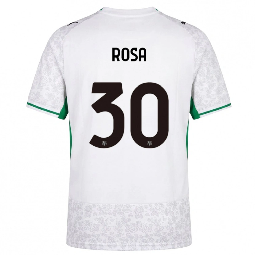 Danxen Hombre Camiseta Enrico Rosa #30 Blanco Negro Verde 2ª Equipación 2026/27 La Camisa México