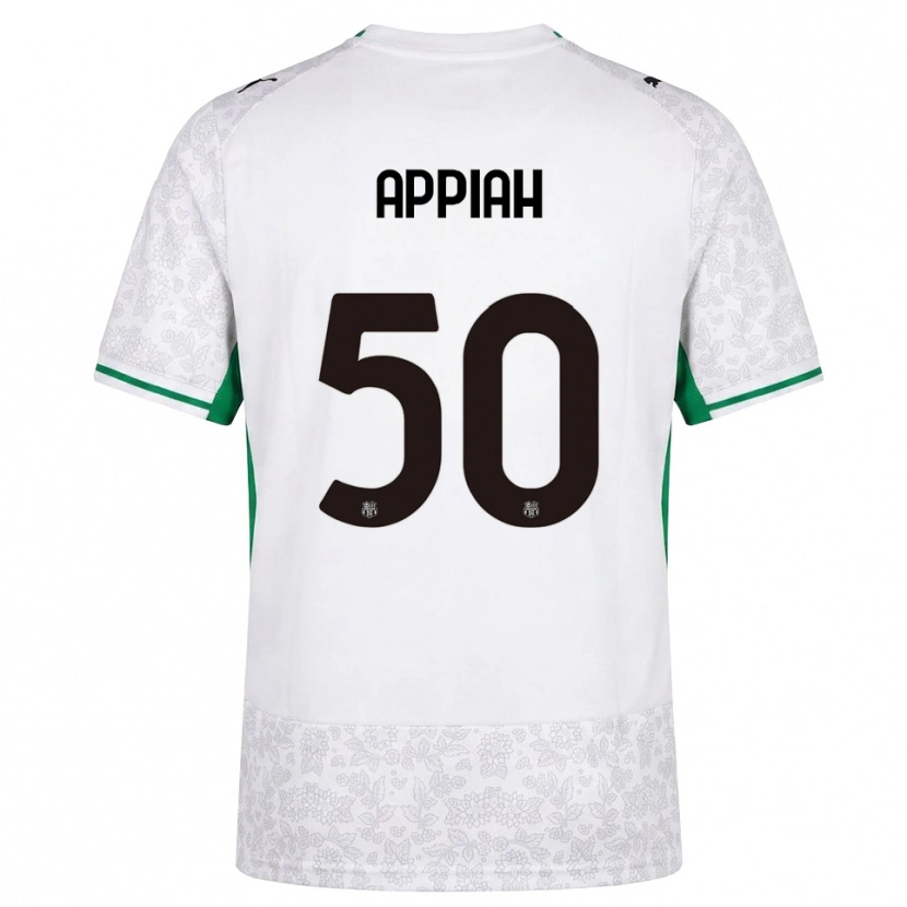 Danxen Hombre Camiseta Lorenzo Appiah #50 Blanco Negro Verde 2ª Equipación 2026/27 La Camisa México