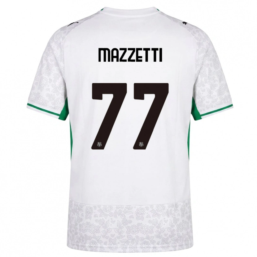 Danxen Hombre Camiseta Riccardo Mazzetti #77 Blanco Negro Verde 2ª Equipación 2026/27 La Camisa México