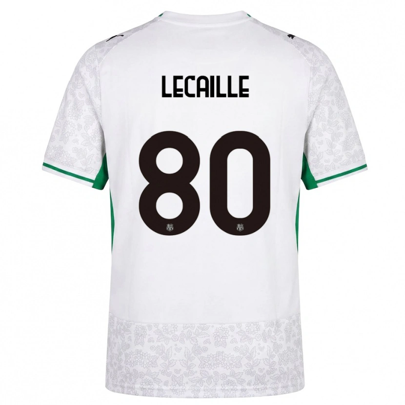 Danxen Hombre Camiseta Carla Lecaille #80 Blanco Negro Verde 2ª Equipación 2026/27 La Camisa México