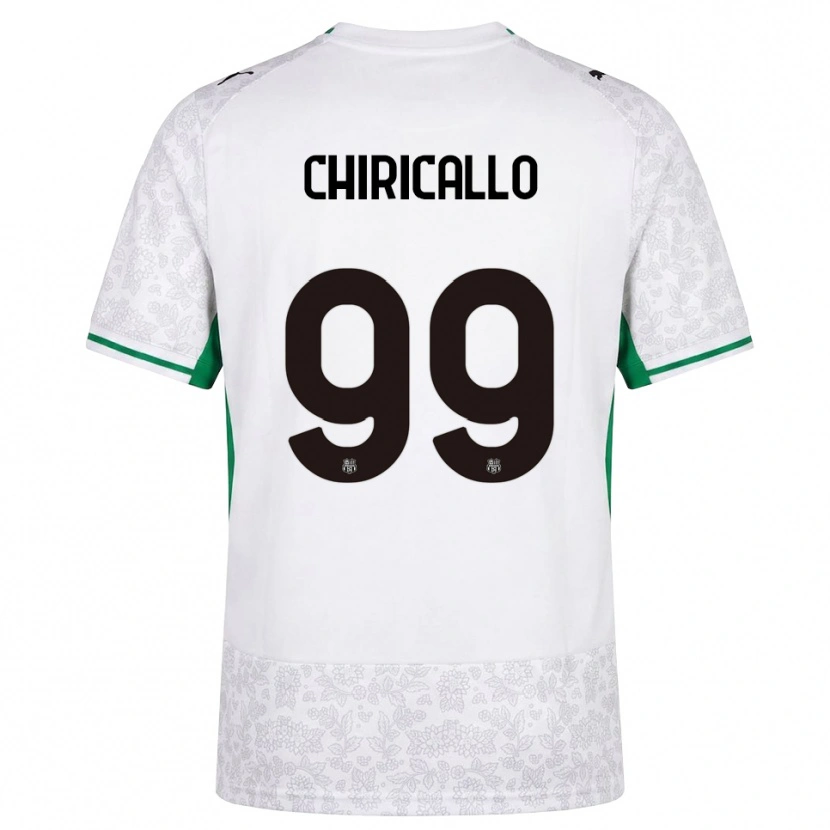 Danxen Hombre Camiseta Giovanni Chiricallo #99 Blanco Negro Verde 2ª Equipación 2026/27 La Camisa México