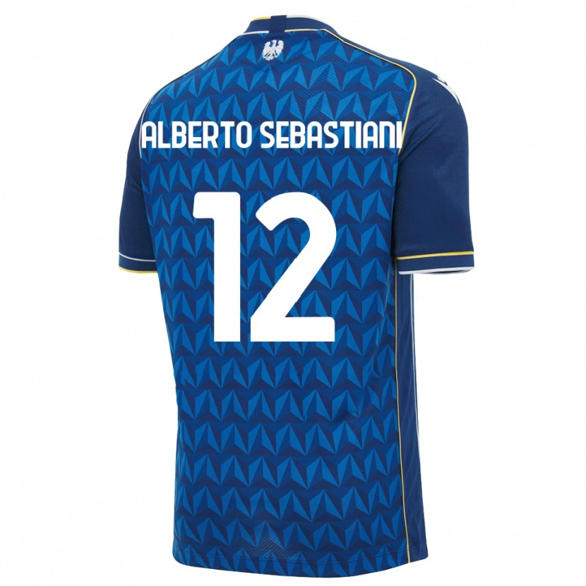 Danxen Hombre Camiseta José Alberto Sebastiani #12 Azul Real Blanco Azul 2ª Equipación 2026/27 La Camisa México