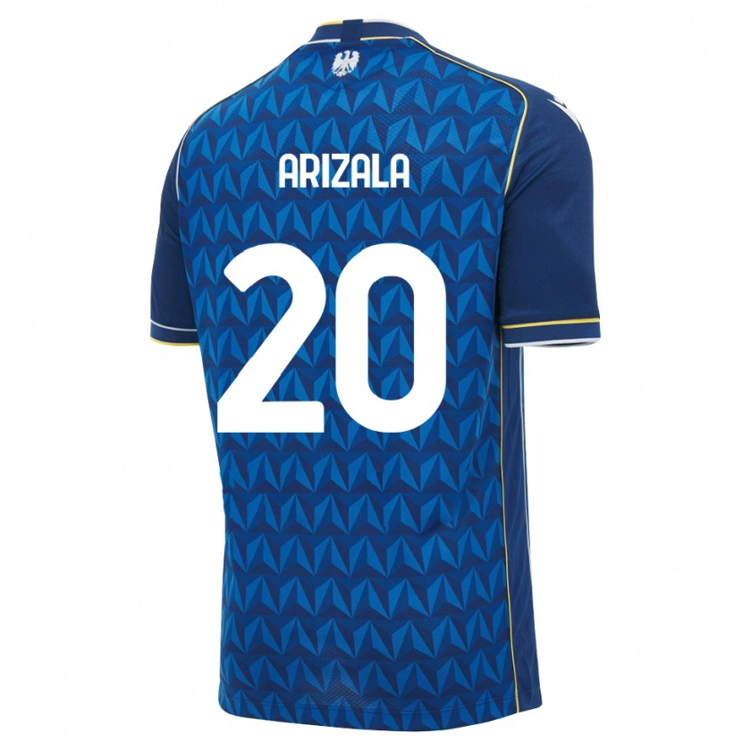 Danxen Hombre Camiseta Juan Arizala #20 Azul Real Blanco Azul 2ª Equipación 2026/27 La Camisa México