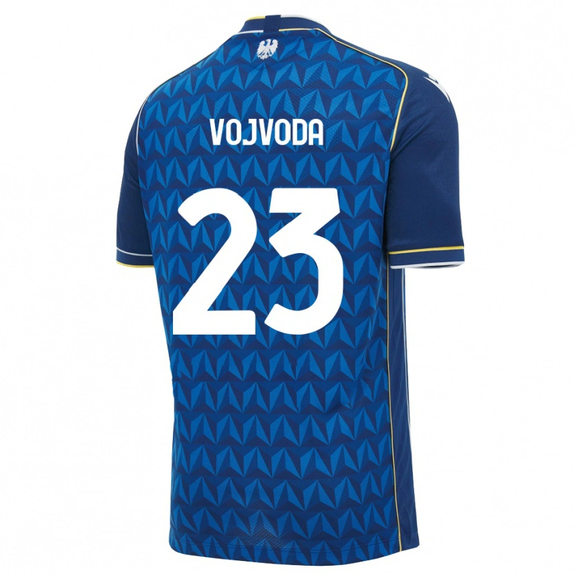 Danxen Hombre Camiseta Mërgim Vojvoda #23 Azul Real Blanco Azul 2ª Equipación 2026/27 La Camisa México