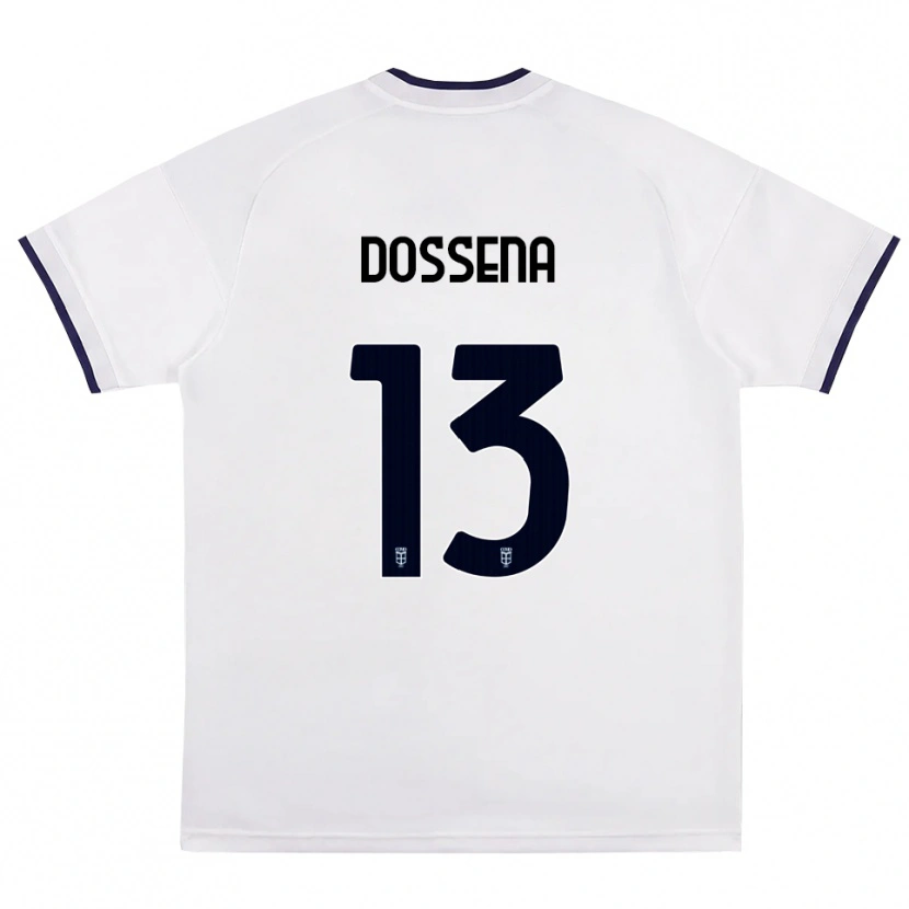Danxen Hombre Camiseta Alberto Dossena #13 Blanco Rojo Azul Real 2ª Equipación 2026/27 La Camisa México
