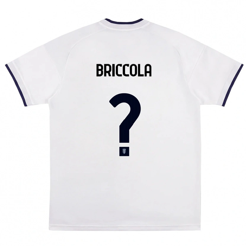 Danxen Hombre Camiseta Filippo Briccola #0 Blanco Rojo Azul Real 2ª Equipación 2026/27 La Camisa México