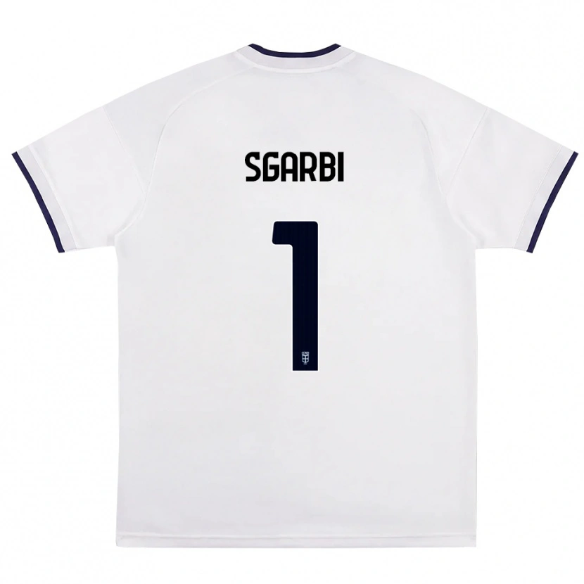 Danxen Hombre Camiseta Dylan Sgarbi #1 Blanco Rojo Azul Real 2ª Equipación 2026/27 La Camisa México