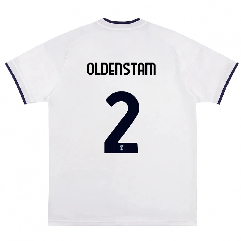 Danxen Hombre Camiseta Lyfe Oldenstam #2 Blanco Rojo Azul Real 2ª Equipación 2026/27 La Camisa México
