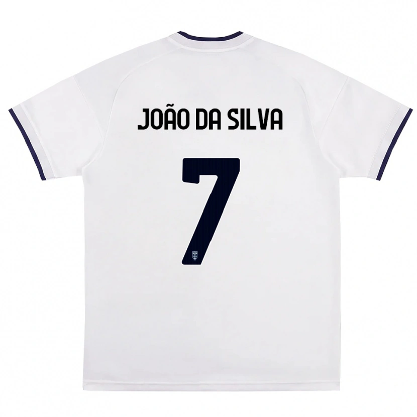Danxen Hombre Camiseta Miguel Silva #7 Blanco Rojo Azul Real 2ª Equipación 2026/27 La Camisa México