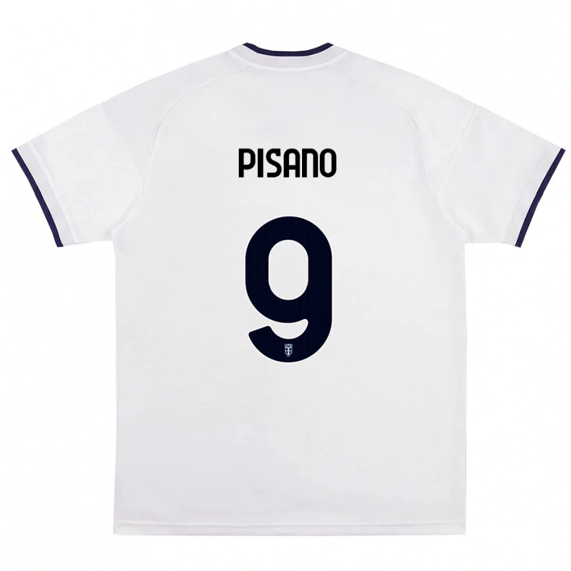 Danxen Hombre Camiseta Manuel Pisano #9 Blanco Rojo Azul Real 2ª Equipación 2026/27 La Camisa México