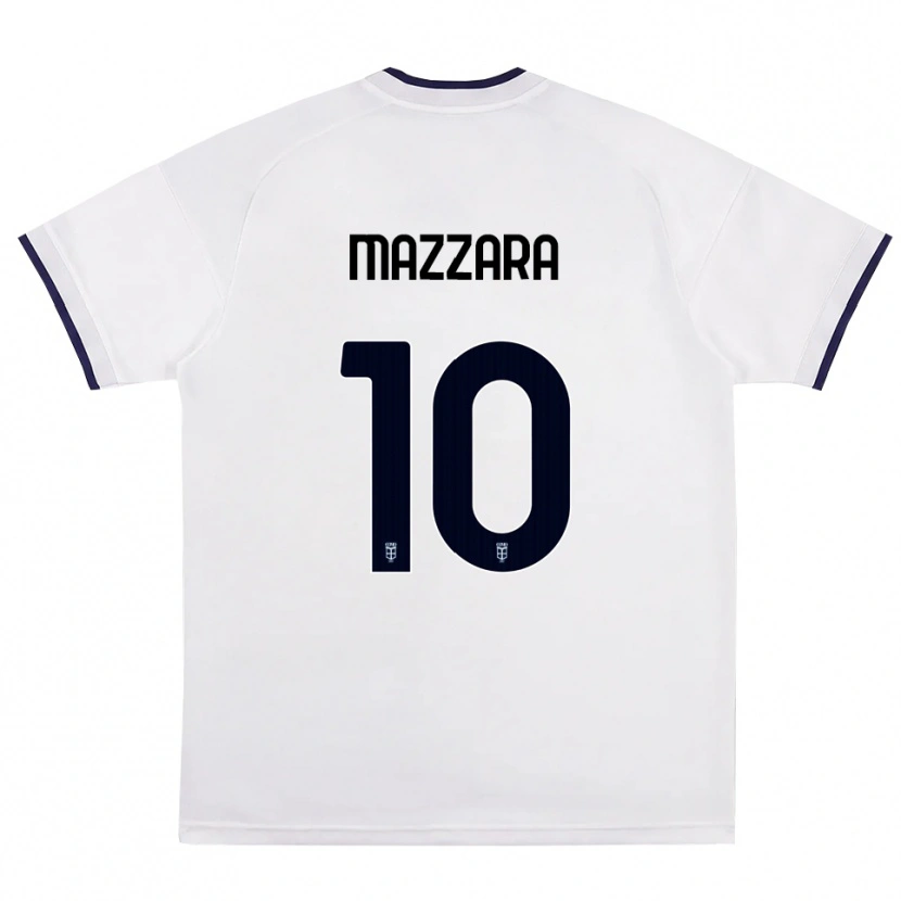 Danxen Hombre Camiseta Cristian Mazzara #10 Blanco Rojo Azul Real 2ª Equipación 2026/27 La Camisa México