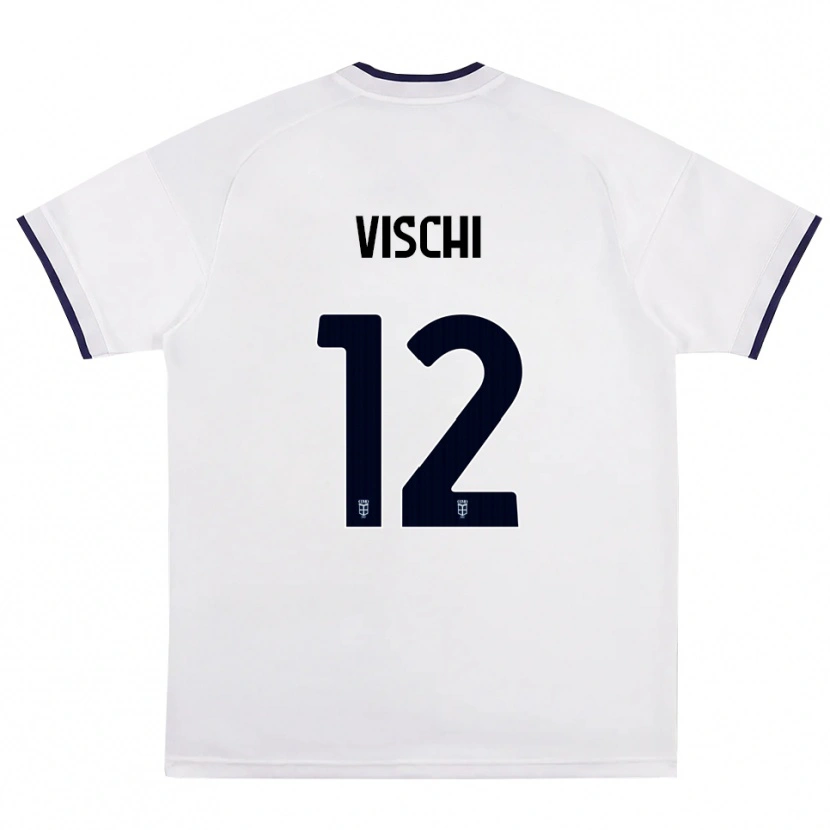 Danxen Hombre Camiseta Tommaso Vischi #12 Blanco Rojo Azul Real 2ª Equipación 2026/27 La Camisa México
