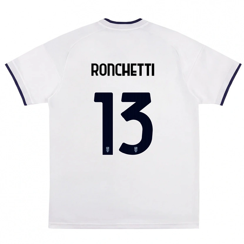 Danxen Hombre Camiseta Fabio Ronchetti #13 Blanco Rojo Azul Real 2ª Equipación 2026/27 La Camisa México