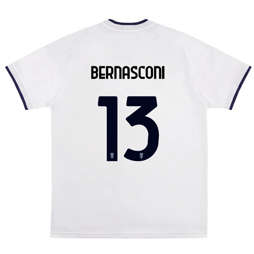 Danxen Hombre Camiseta Enea Bernasconi #13 Blanco Rojo Azul Real 2ª Equipación 2026/27 La Camisa México