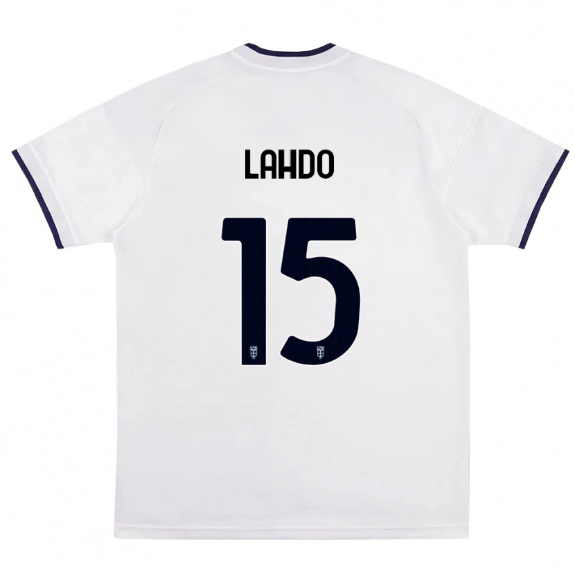 Danxen Hombre Camiseta Adrian Lahdo #15 Blanco Rojo Azul Real 2ª Equipación 2026/27 La Camisa México