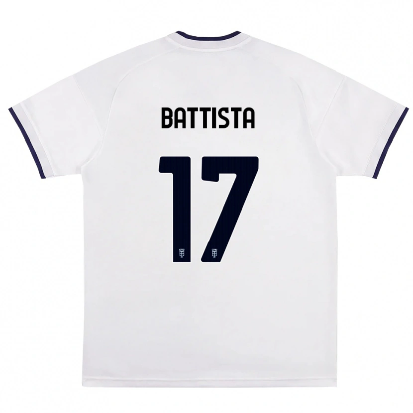 Danxen Hombre Camiseta Riccardo Battista #17 Blanco Rojo Azul Real 2ª Equipación 2026/27 La Camisa México