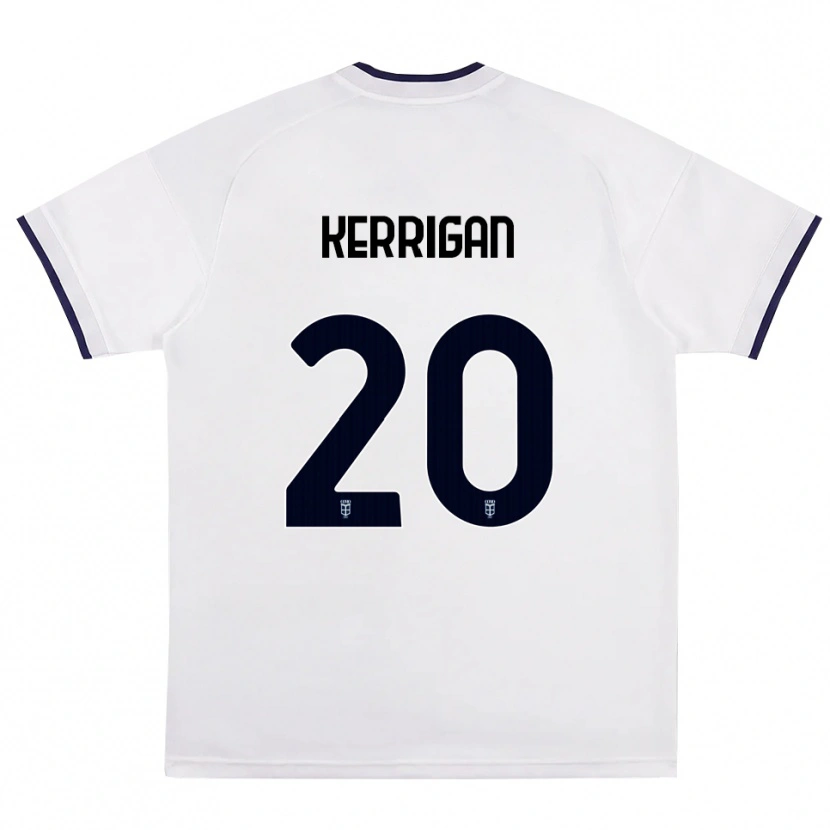 Danxen Hombre Camiseta Liam Kerrigan #20 Blanco Rojo Azul Real 2ª Equipación 2026/27 La Camisa México