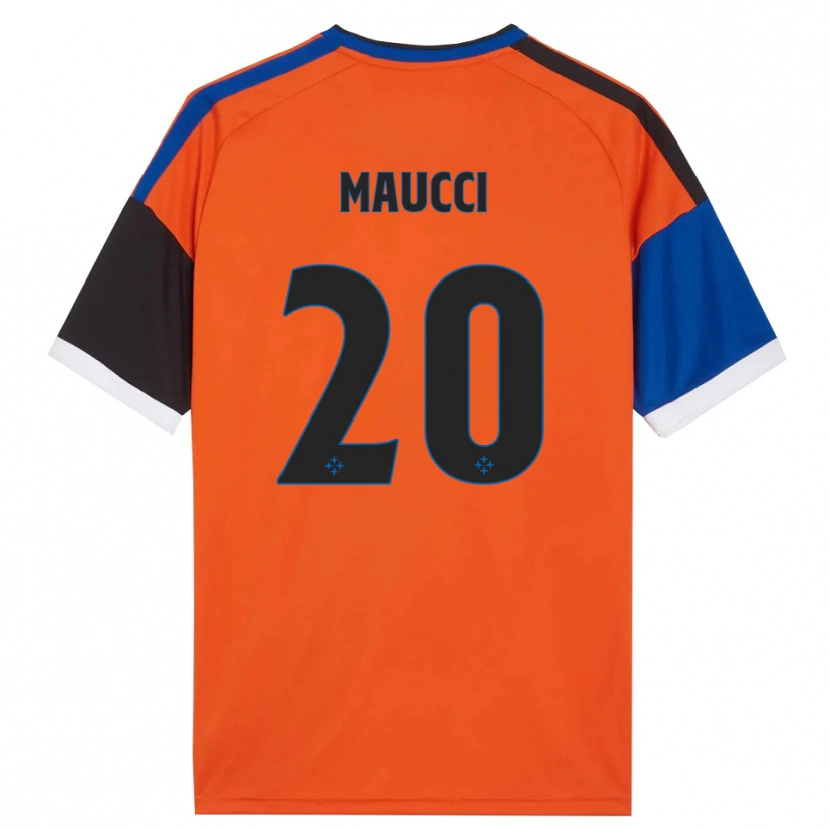 Danxen Hombre Camiseta Giacomo Maucci #20 Naranja Azul Negro Blanco 2ª Equipación 2026/27 La Camisa México