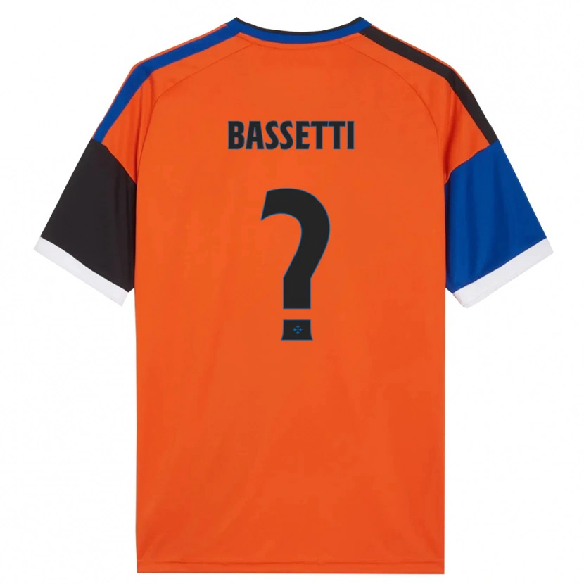 Danxen Hombre Camiseta Giovanni Bassetti #0 Naranja Azul Negro Blanco 2ª Equipación 2026/27 La Camisa México