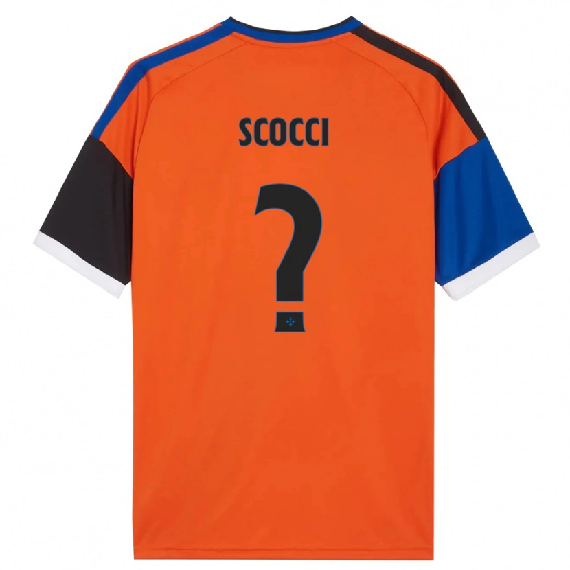 Danxen Hombre Camiseta Nicholas Scocci #0 Naranja Azul Negro Blanco 2ª Equipación 2026/27 La Camisa México
