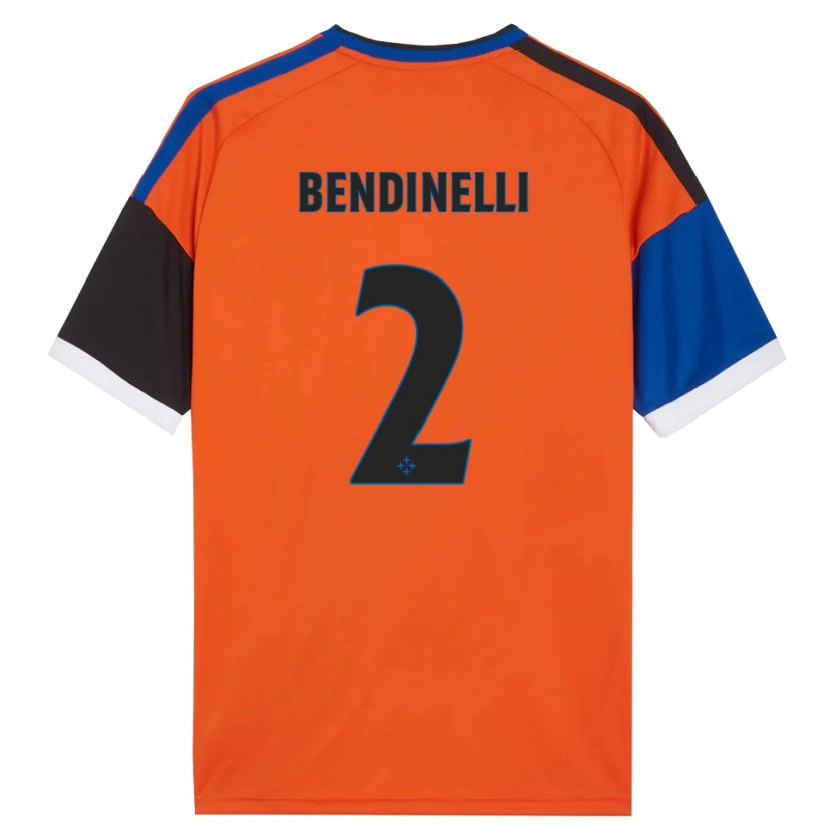 Danxen Hombre Camiseta Louis Bendinelli #2 Naranja Azul Negro Blanco 2ª Equipación 2026/27 La Camisa México