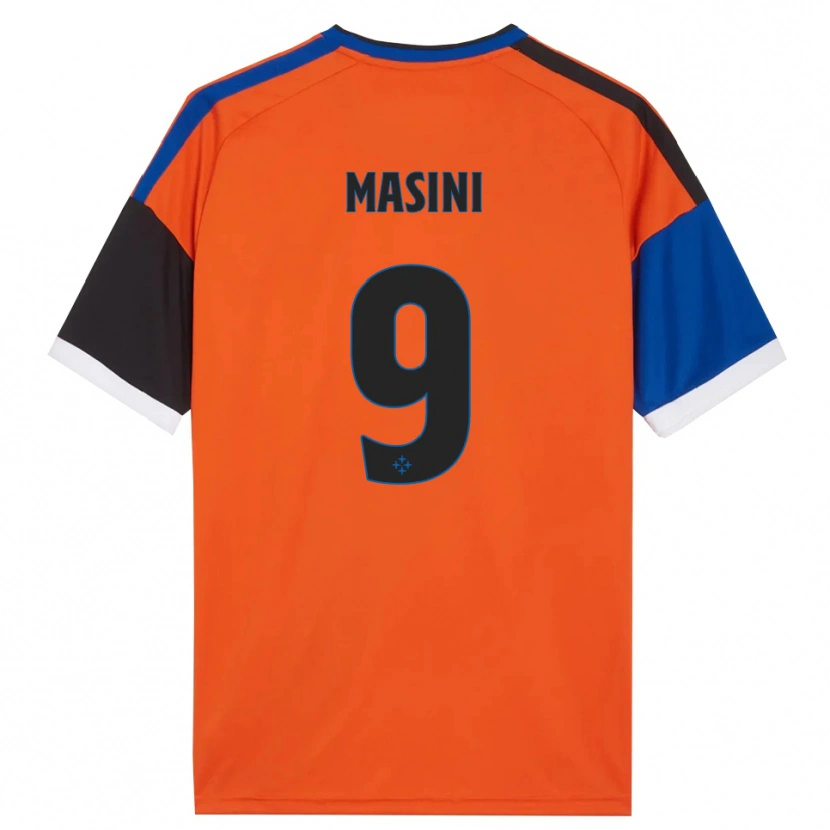 Danxen Hombre Camiseta Tommaso Masini #9 Naranja Azul Negro Blanco 2ª Equipación 2026/27 La Camisa México