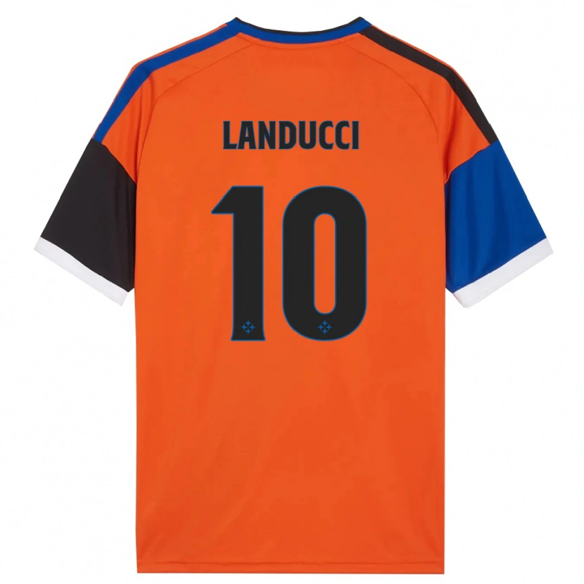Danxen Hombre Camiseta Umberto Landucci #10 Naranja Azul Negro Blanco 2ª Equipación 2026/27 La Camisa México