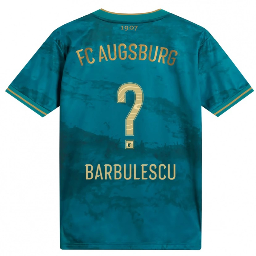 Danxen Hombre Camiseta Luca Bărbulescu #0 Verde Marrón 2ª Equipación 2026/27 La Camisa México