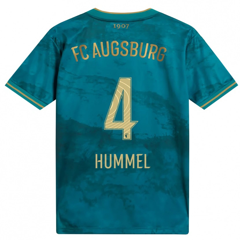 Danxen Hombre Camiseta Niklas Hummel #4 Verde Marrón 2ª Equipación 2026/27 La Camisa México