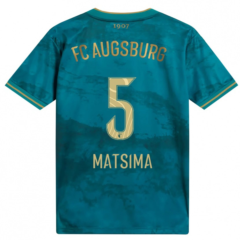 Danxen Hombre Camiseta Chrislain Matsima #5 Verde Marrón 2ª Equipación 2026/27 La Camisa México
