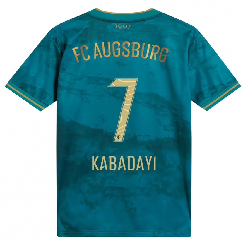 Danxen Hombre Camiseta Yusuf Kabadayi #7 Verde Marrón 2ª Equipación 2026/27 La Camisa México