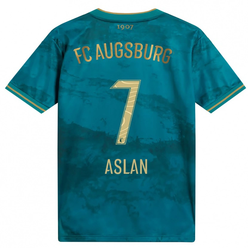 Danxen Hombre Camiseta Berkay Aslan #7 Verde Marrón 2ª Equipación 2026/27 La Camisa México