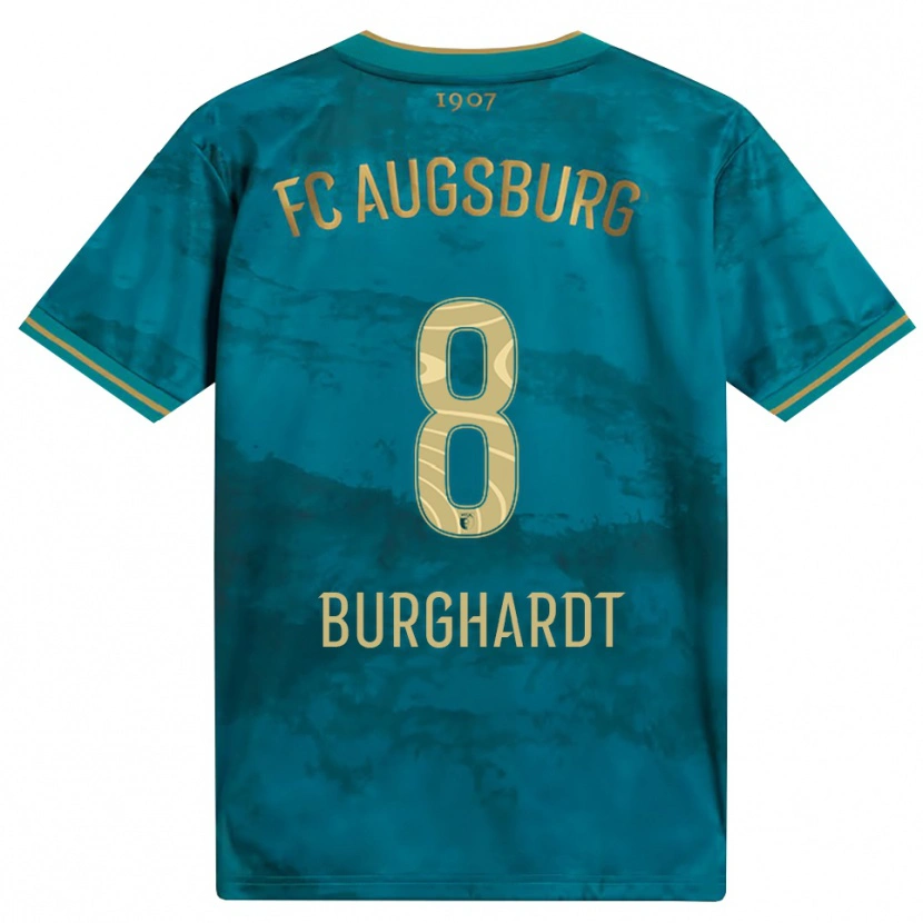 Danxen Hombre Camiseta Kilian Burghardt #8 Verde Marrón 2ª Equipación 2026/27 La Camisa México