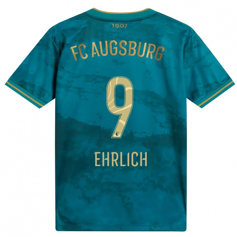 Danxen Hombre Camiseta Lucas Ehrlich #9 Verde Marrón 2ª Equipación 2026/27 La Camisa México