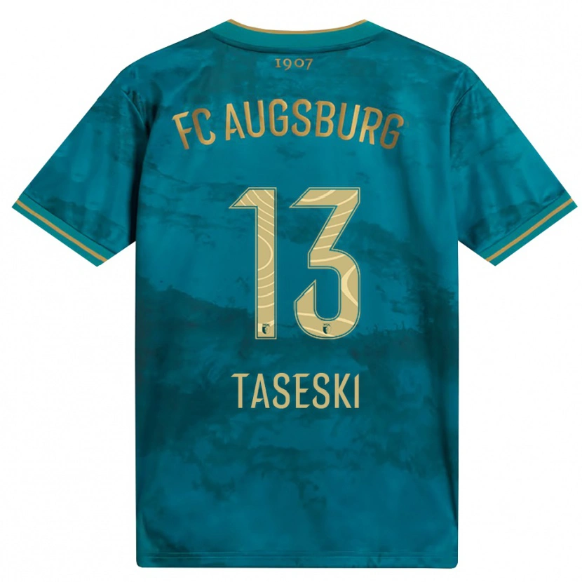 Danxen Hombre Camiseta Kristijan Taseski #13 Verde Marrón 2ª Equipación 2026/27 La Camisa México
