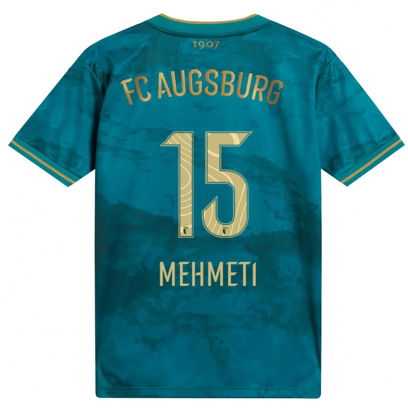 Danxen Hombre Camiseta Bleona Mehmeti #15 Verde Marrón 2ª Equipación 2026/27 La Camisa México
